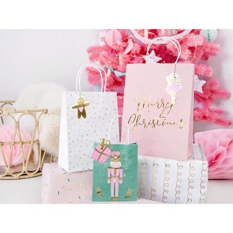 Geschenktasche Weihnachten Pastell Mix (3 Stk.)
