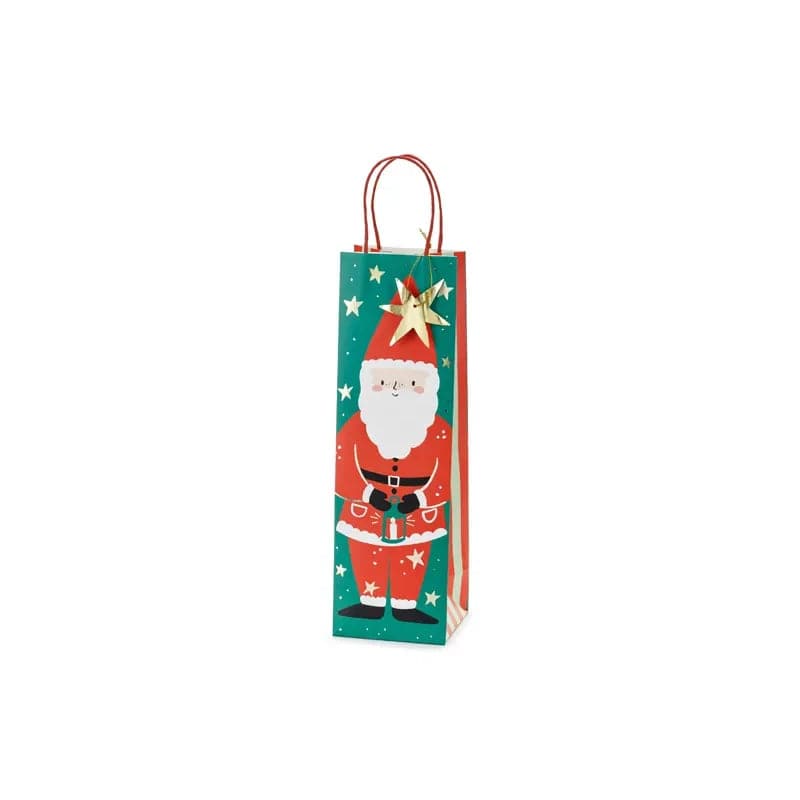 Geschenktasche Weihnachtsmann 11cm x 36cm x 10cm