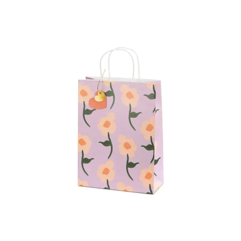 Geschenktüte Blumen Mix 10x24x32 cm (1 Stk.)