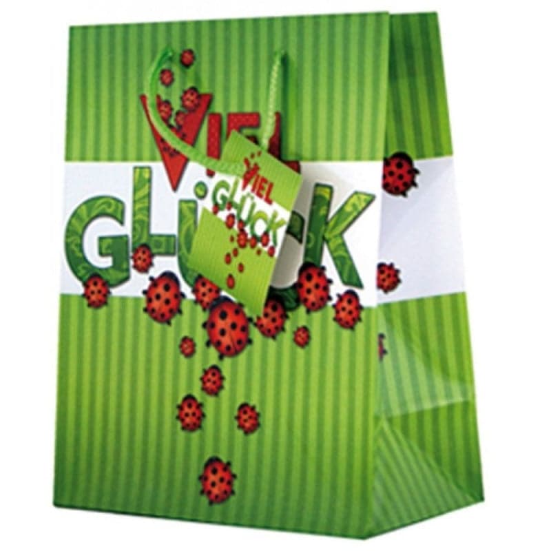 Geschenktüte Glücksbringer Mix 23cm x 18cm