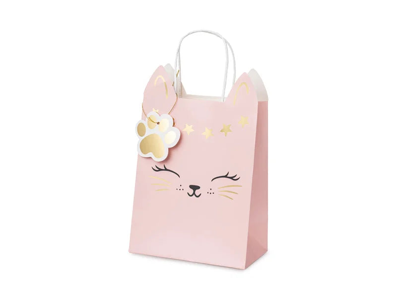 Katzen-Geschenktasche mix 18 x 10,5 x 27,5 cm
