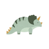Servietten Dinosaurier 18cm x 10cm Pastell Mix (12 Stk.)