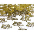 Konfetti Happy New Year 4cm Metallic gold (3g)