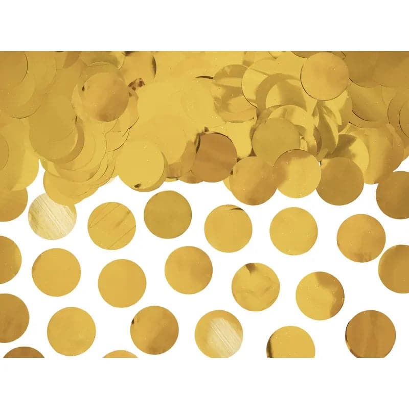 Konfetti Kreise 2.5cm Metallic gold (15g)