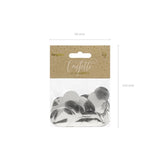 Konfetti Kreise 2.5cm Metallic silber (15g)