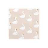 Servietten Lovely Swan 33cm x 33cm Pastell Mix (20 Stk.)