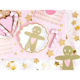 Servietten Plätzchen 16cm x 13cm Metallic Mix (20 Stk.)