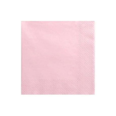 Servietten Prinzessin 33cm x 33cm Pastell rosa (20 Stk.)