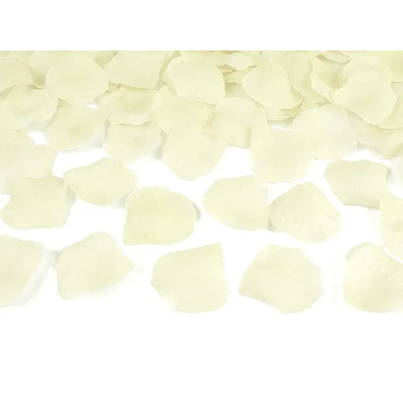Rosenblätter 5cm Pastell creme (100 Stk.)