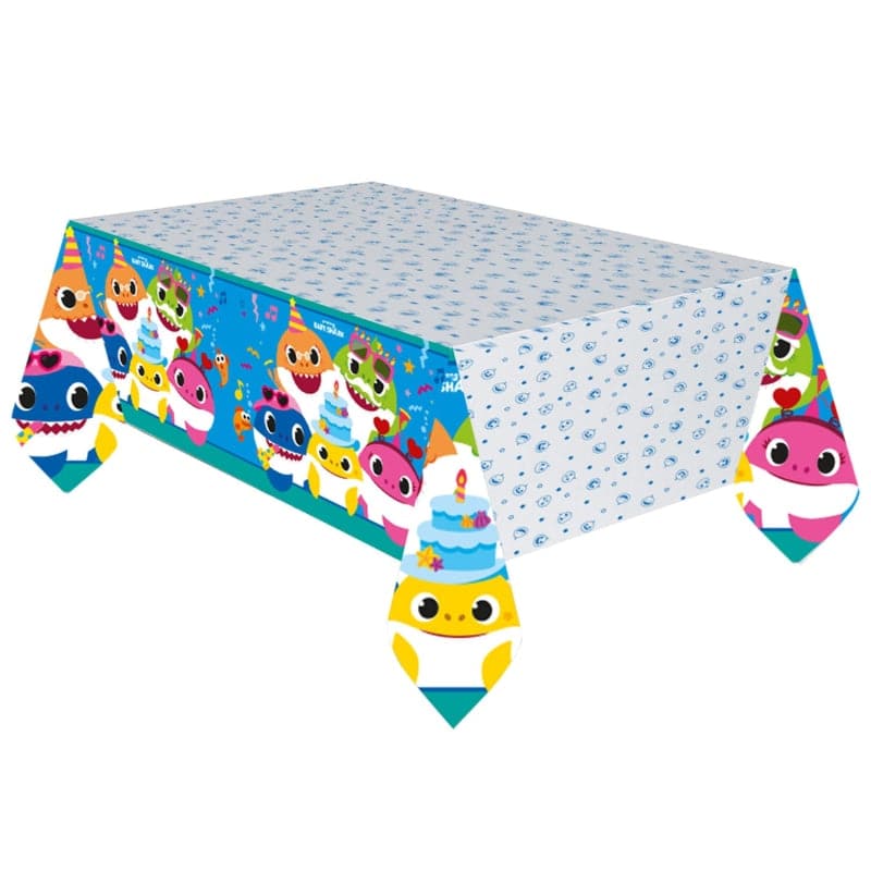 Tischtuch Baby Shark 120cm x 180cm Metallic Mix (1 Stk.)