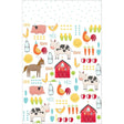 Tischtuch Bauernhof 137cm x 243cm Metallic Mix (1 Stk.)