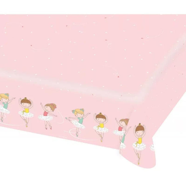 Tischtuch Little Dancer 175cm x 115cm Pastell rosa (1 Stk.)