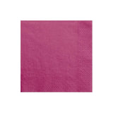 Servietten Uni 33cm x 33cm Dunkelrosa (20 Stk.)