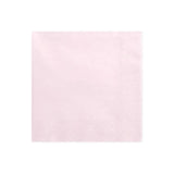 Servietten Uni 33cm x 33cm Pastell rosa (20 Stk.)