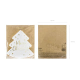 Servietten Weihnachtsbaum 16cm x 16.5cm Metallic Mix (20