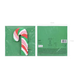 Servietten Zuckerstangen 8cm x 15cm Metallic Mix (20 Stk.)