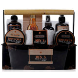 Men`s Collection Duschgel in Metallkorb 8tlg.