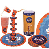 TRINKSPIEL SET BEER DUNK MIT BECHERN UNTERSETZER MATTE