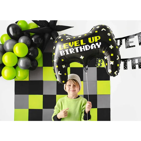 Ballone Game on - Level up Birthday 72cm Metallic Mix (1