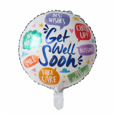 Folienballone - GET WELL SOON 45cm
