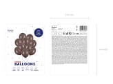 Ballone 27cm, Pastel Cocoa Brown (10 Stk.)