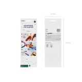 Bechermanschetten Flugzeuge Pastell Mix (6 Stk.)