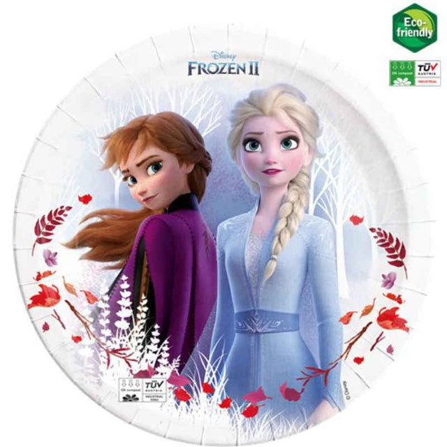 Teller Frozen 19.5cm Pastell Mix (8 Stücke)