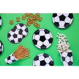 Teller Fussball 18cm Pastell Mix (6 Stk.)