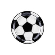 Teller Fussball 18cm Pastell Mix (6 Stk.)