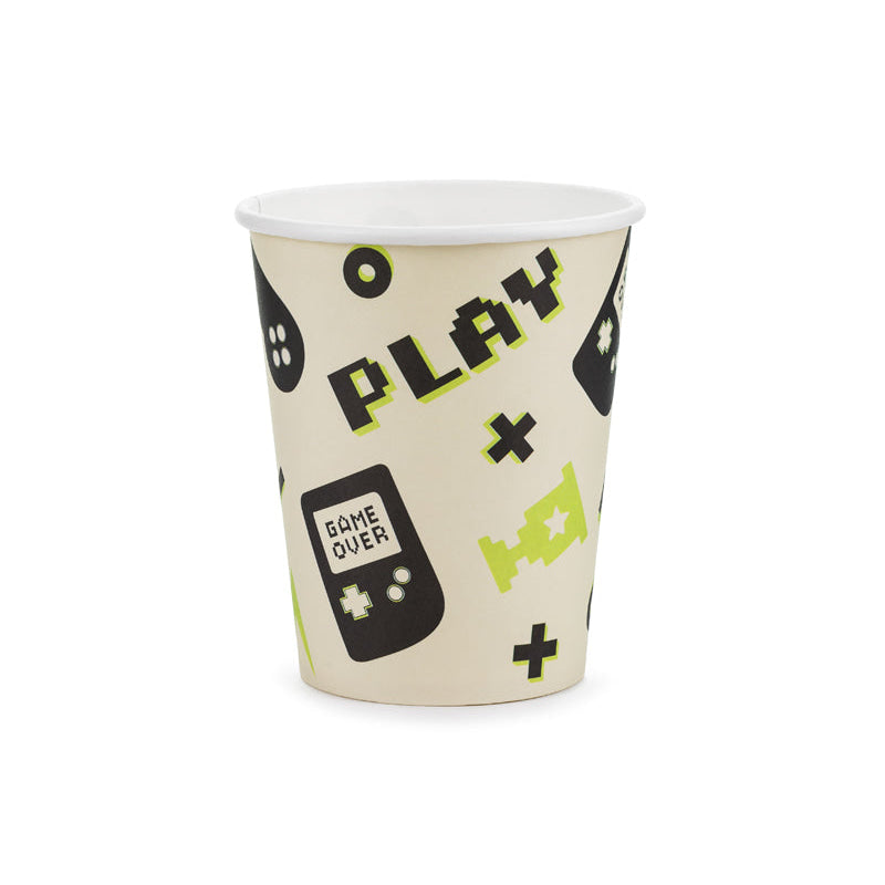Becher Game on 220ml Pastell Mix (6 Stk.)