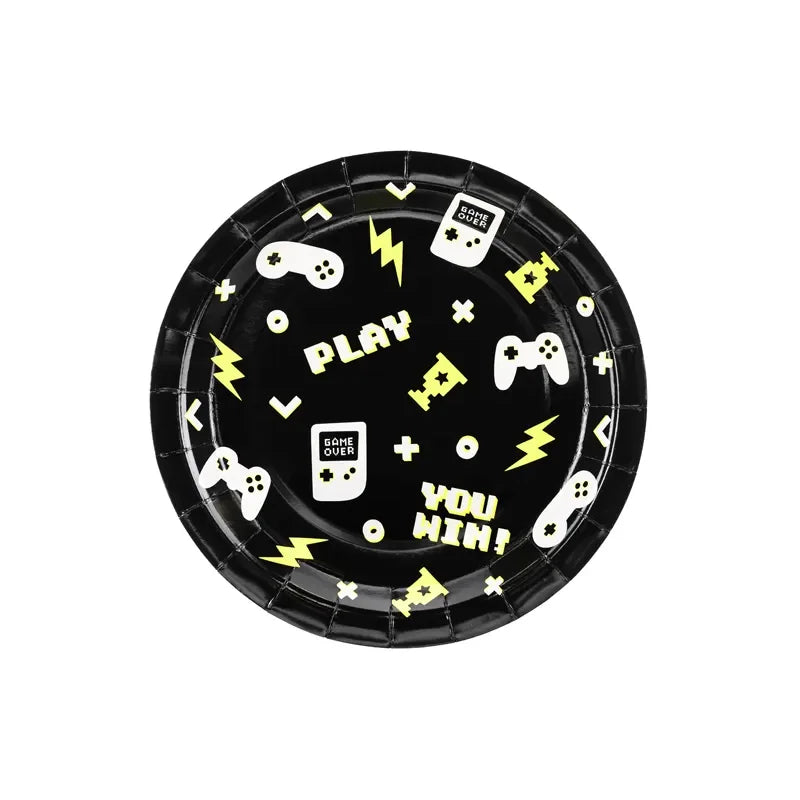 Teller Game on - Gamepads 23cm Pastell Mix (6 Stk.)