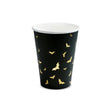 Becher Halloween Fledermaus 220ml Metallic schwarz (6 Stk.)