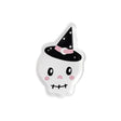 Teller Halloween Schädel 27cm Pastell weiss (6 Stk.)