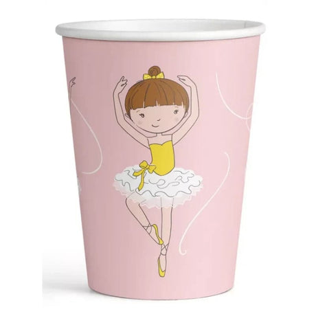 Becher Little Dancer 250ml Pastell rosa (8 Stk.)