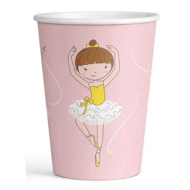 Becher Little Dancer 250ml Pastell rosa (8 Stk.)