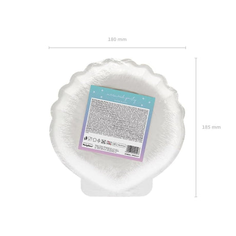 Teller Meerjungfrau 18.5cm Metallic Holo (6 Stk.)