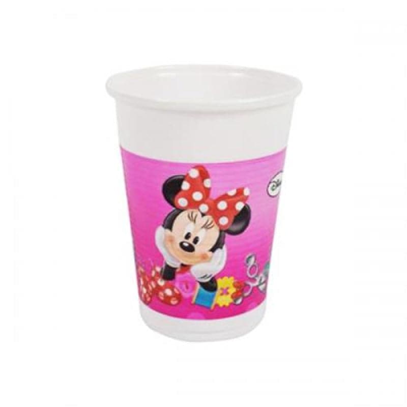 Becher Minnie Mouse 200ml Metallic rosa (8 Stk.)