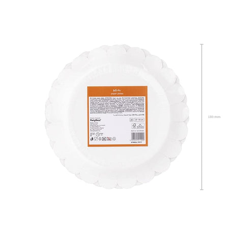 Teller Sonne 18 cm Pastell Mix (6 Stk.)