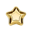 Teller Stern 18cm Metallic gold (6 Stk.)