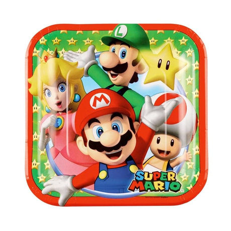 Teller Super Mario 17.5cm Metallic Mix (8 Stk.)