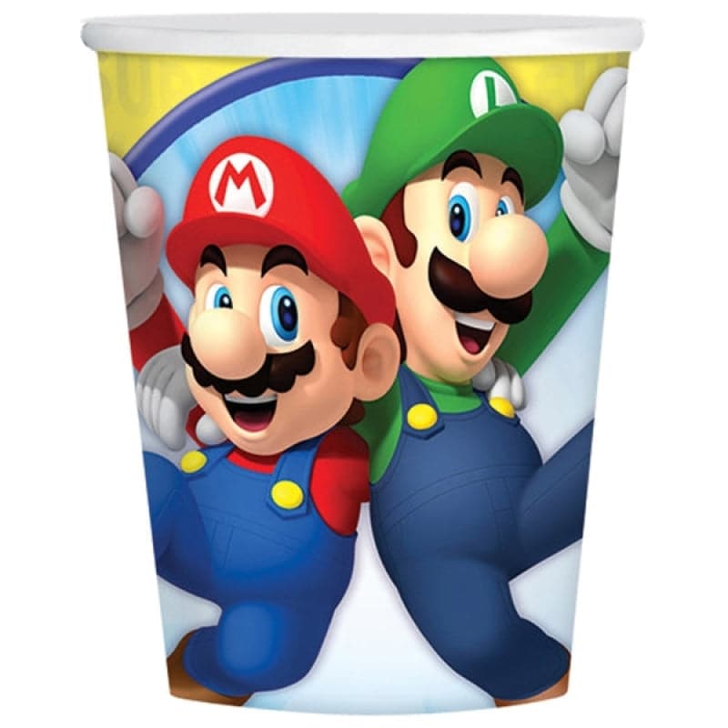 Becher Super Mario 250ml Metallic Mix (8 Stk.)