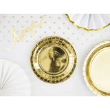 Teller Uni gold 18cm (6 Stk.)