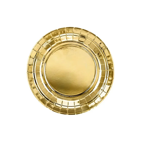 Teller Uni gold 18cm (6 Stk.)