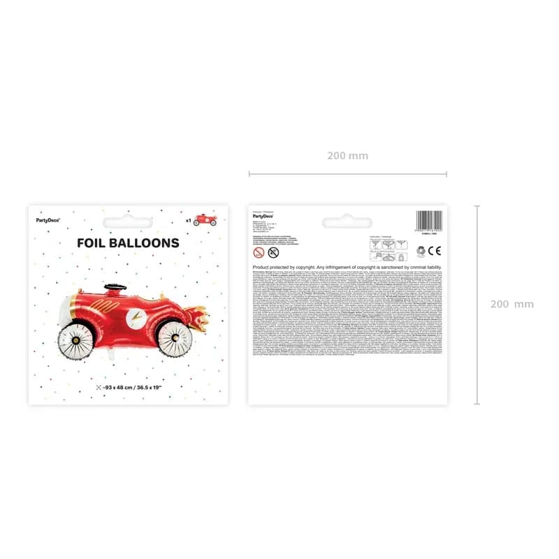 Ballone Auto 111cm Metallic Mix (1 Stk.)
