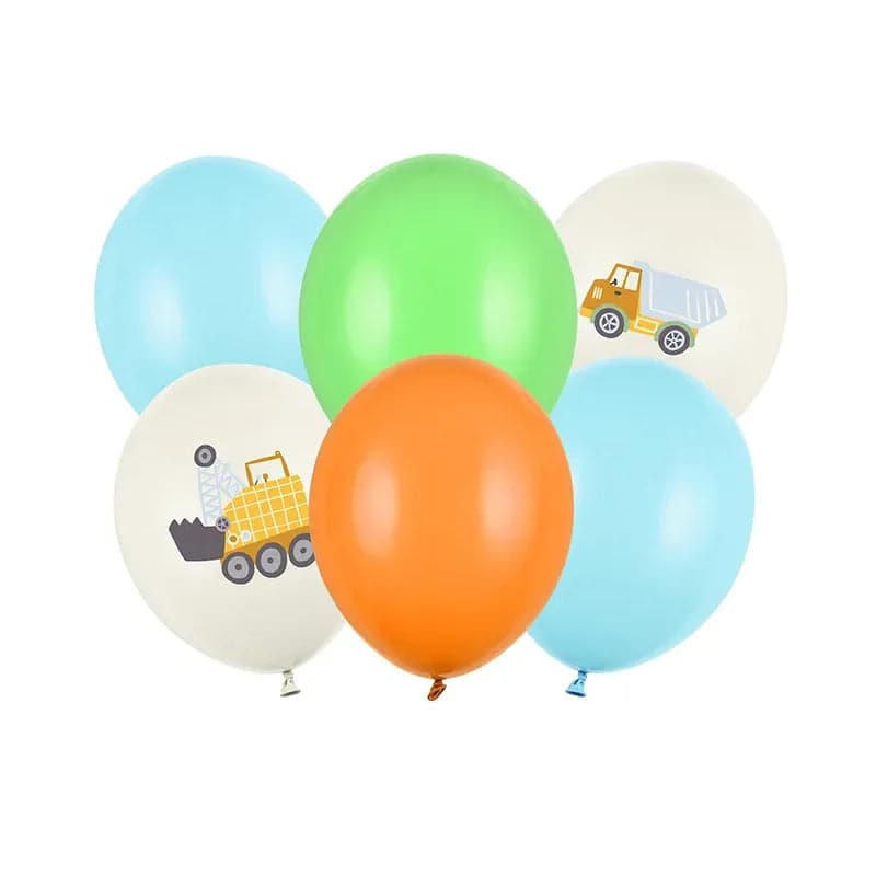 Ballone Baustelle 30cm Pastel Light Cream (6 Stk.)
