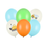 Ballone Baustelle 30cm Pastel Light Cream (6 Stk.)