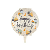 Ballone Baustelle 45 cm Pastell Mix (1 Stk.)