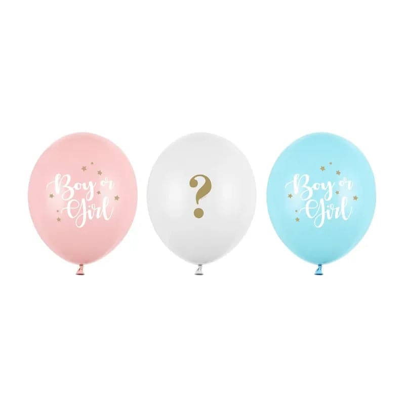 Ballone Boy or Girl 30cm Pastell Mix (50 Stk.)