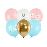Ballone Boy or Girl 30cm Pastell Mix (6 Stk.)
