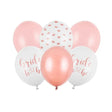 Ballone Bride to be 30cm Pastell Mix (6 Stk.)